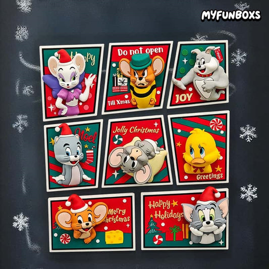 Tom and Jerry Christmas Fridge Magnet Blind Box