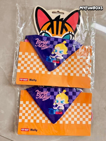 POP MART BABY MOLLY Pet Bandana – Cute Cat & Dog Scarf