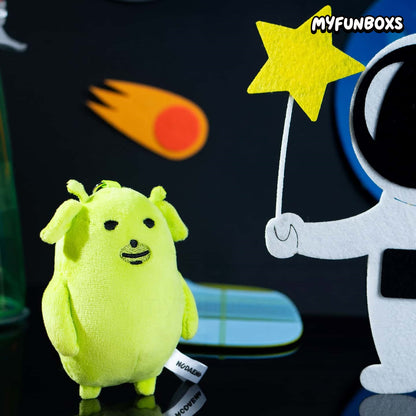 Nudaeng Alien Costume Plush Keychain