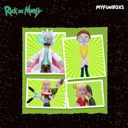Rick and Morty Twisted plush keychain blind box