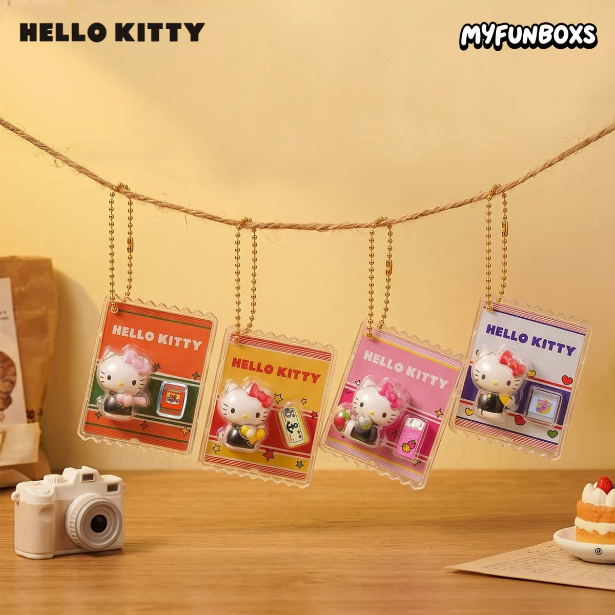 Hello Kitty Pocket Shop Series Miniature Hanging Card Blind Box