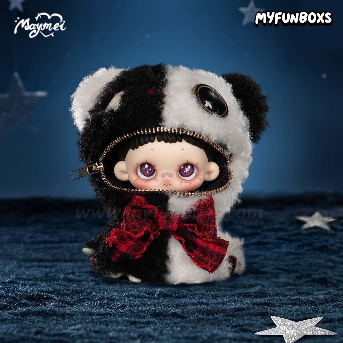 SUREFUN MayMei Tiny Bear Cookie Series vinyl plush keychain blind box