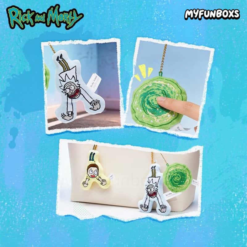 Rick and Morty Plush Pair Sound Charm