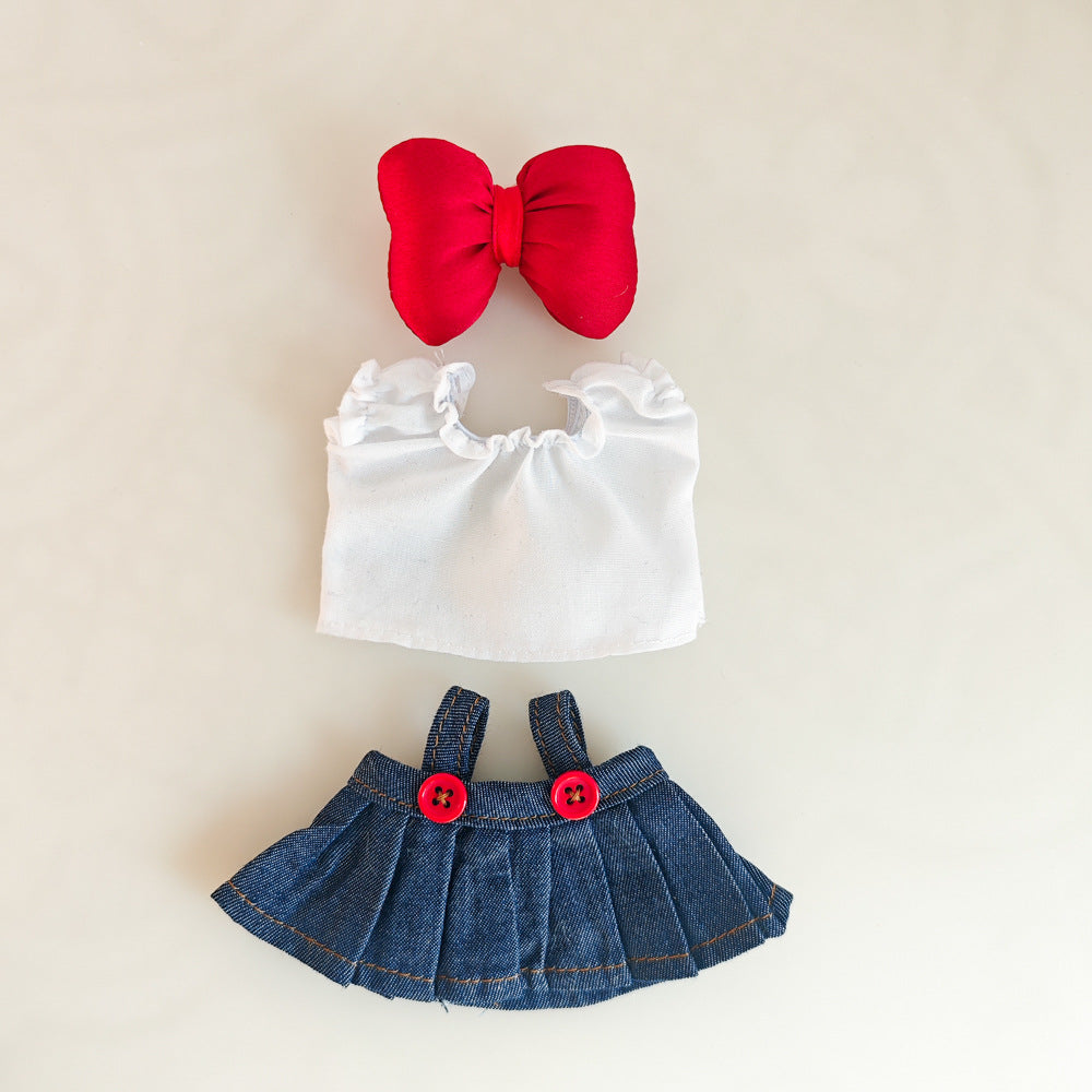 Ropa de muñeca de vinilo LABUBU (ropa para muñecas de 17 cm)
