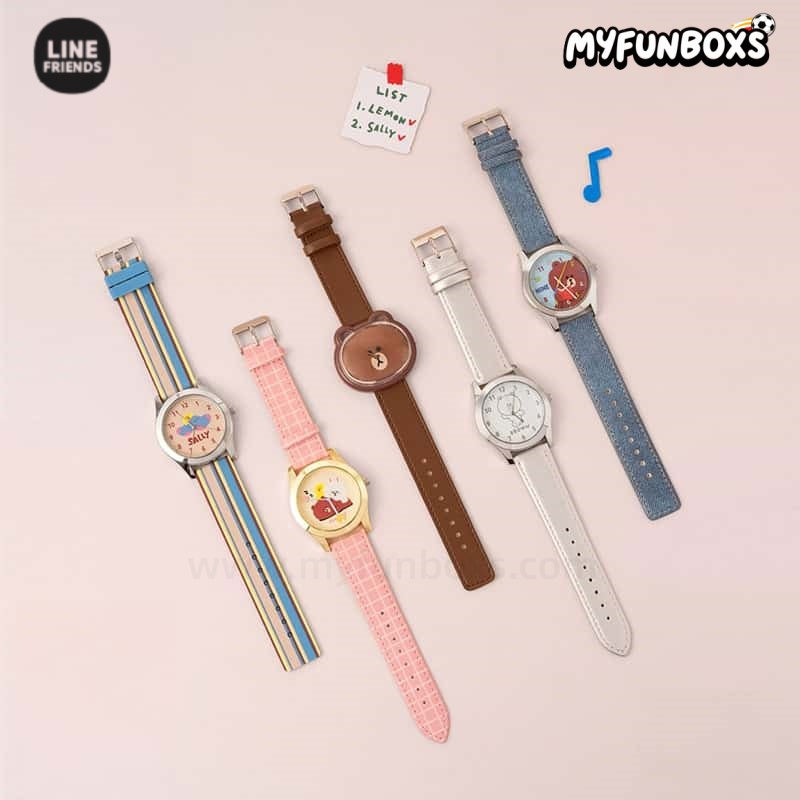 LINE FRIENDS Brown 15th Anniversary Watch Surprise Box