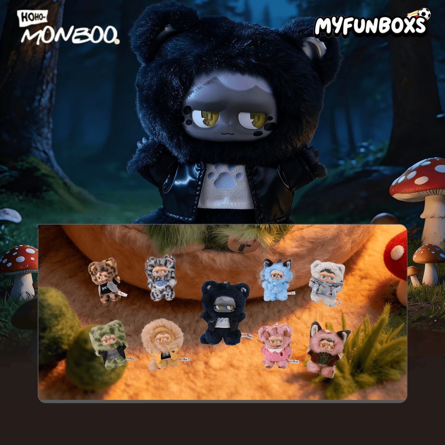 MONBOO Cat Star Series plush blind box.