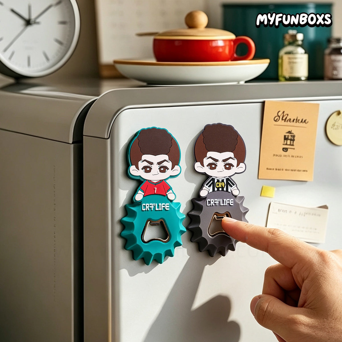 Cristiano Ronaldo Bottle Opener Fridge Magnet Blind Box