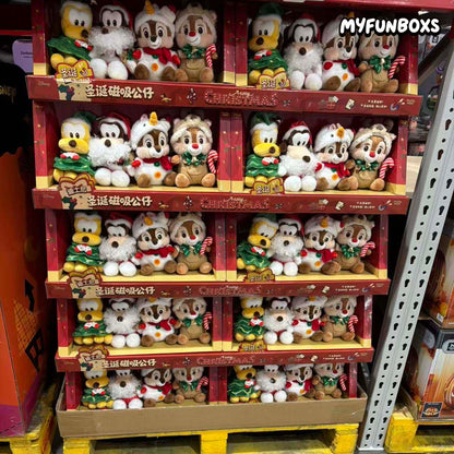 Disney Chip 'n' Dale & Goofy Plush Christmas Gift Box