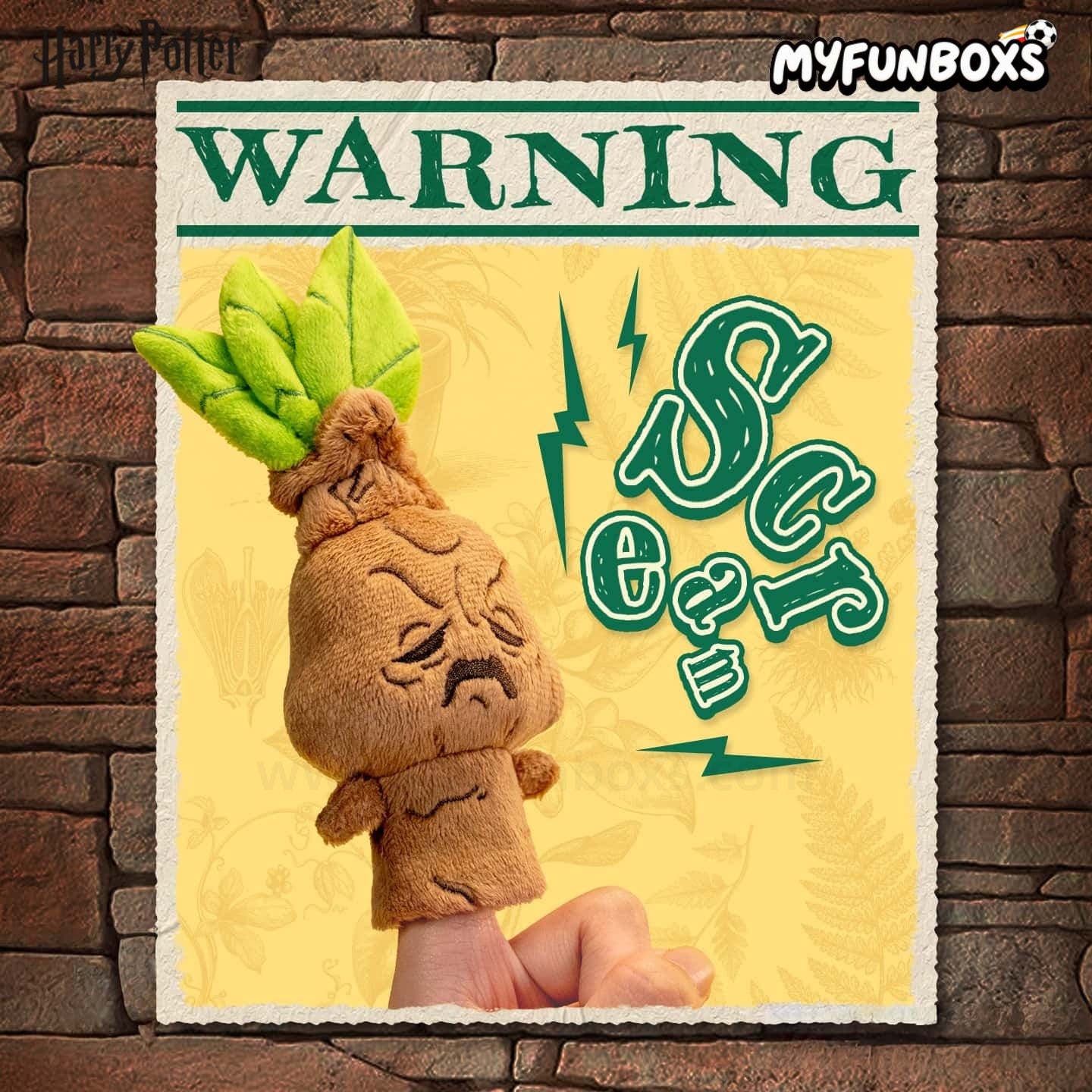 GONG Harry Potter Herbology Class Series finger plush blind box