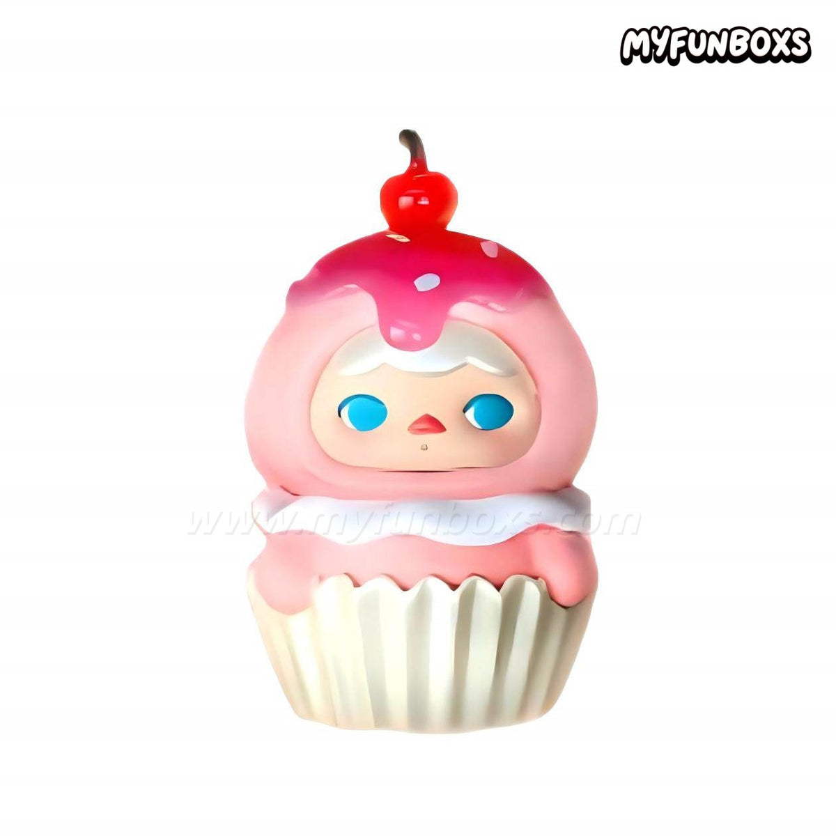 PUCKY Cupcake Figure Hanging Card
