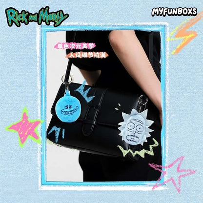 Rick and Morty Monochrome Universe Mr. Meeseeks plush bag charm
