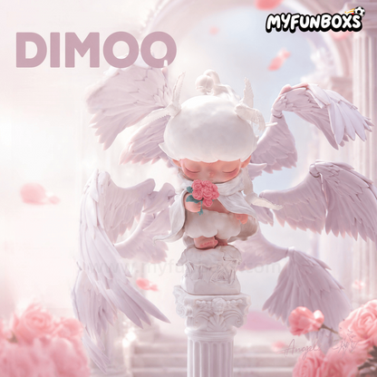 Handcrafted DIMOO Angel Figure Gift Box Set