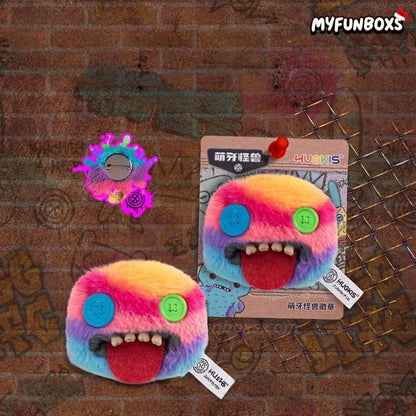 HUGKIS × Fuggler Plush Pin Badge