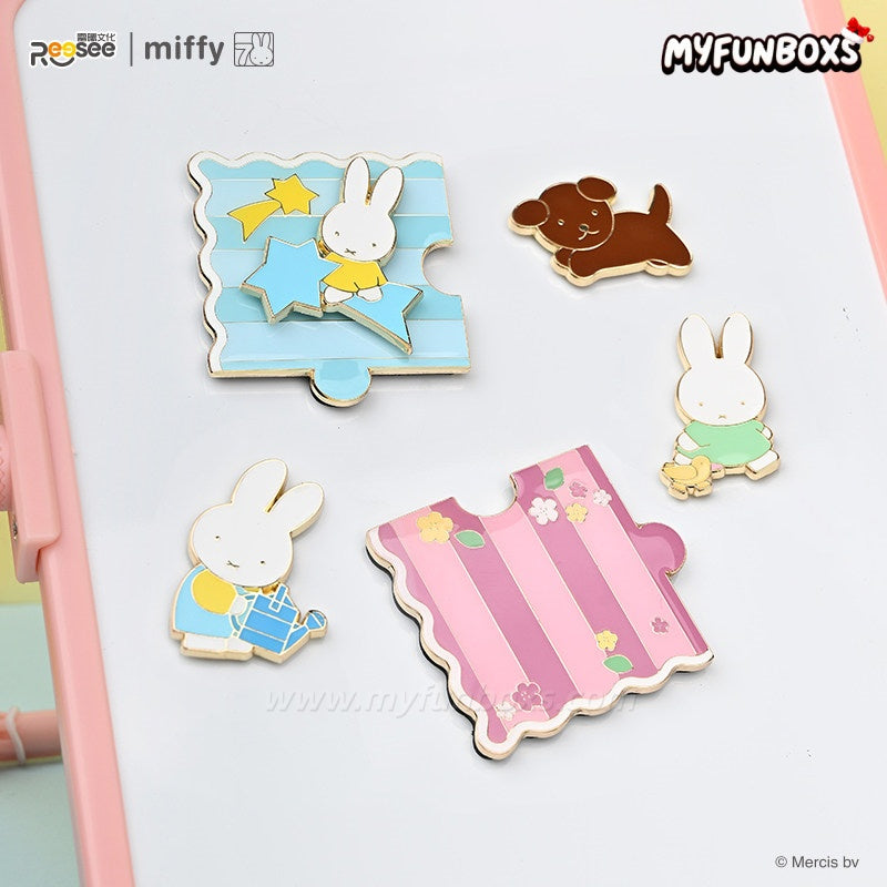 Miffy Metal Puzzle Refrigerator Magnet Blind Box