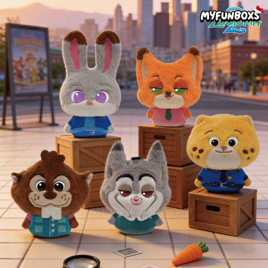 ZOOTOPIA 2 Bounce-Plush Keychain Blind Box