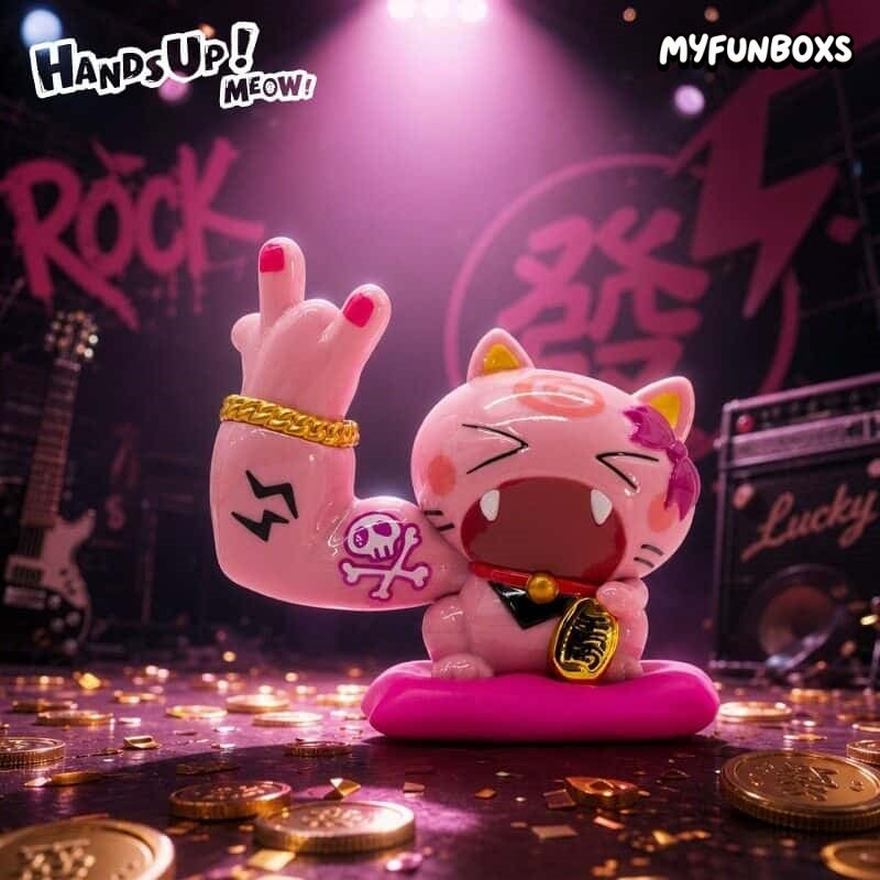 ZCWO Hands Up! Meow! Fortune Cat Series figure  blind box