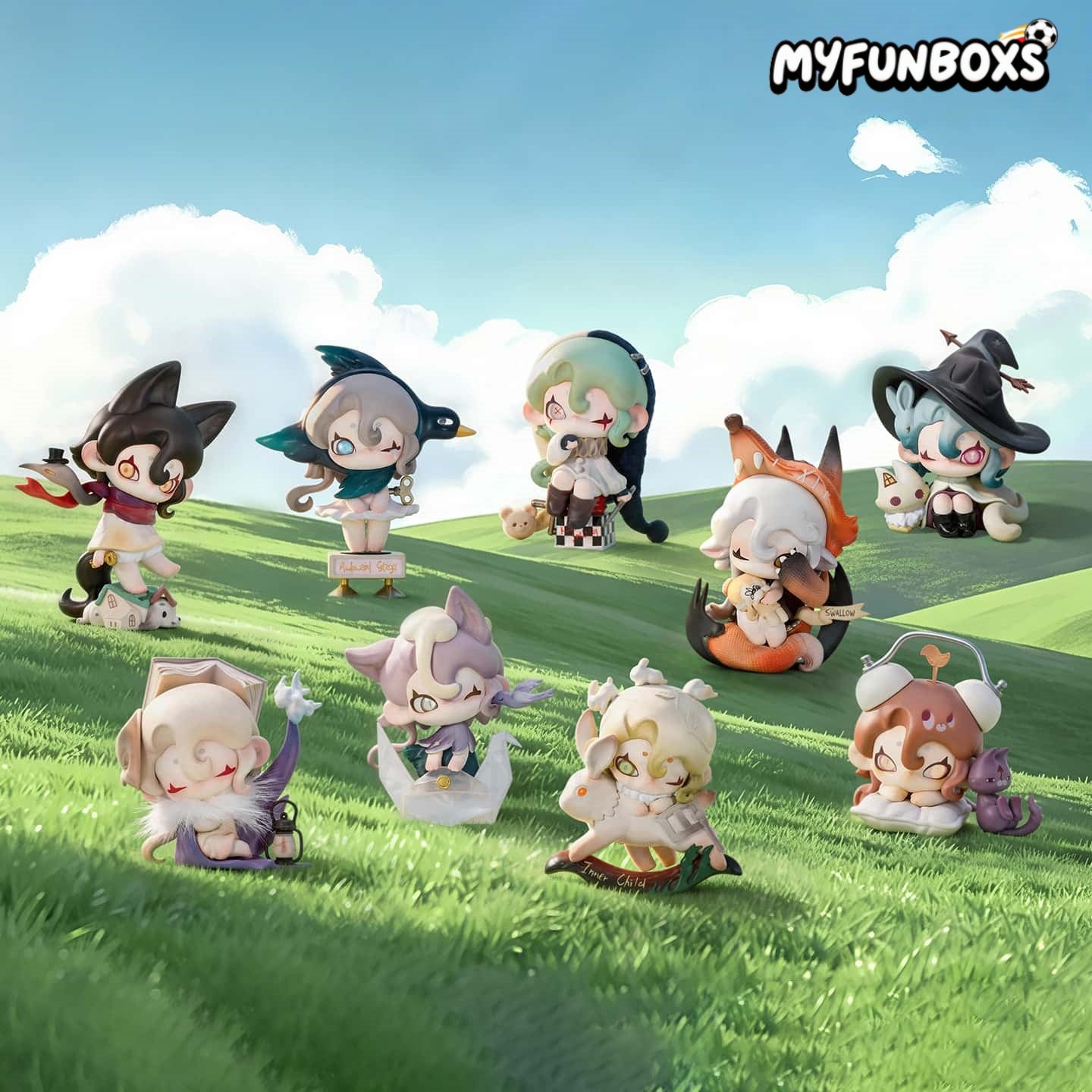 Moonin-Fading Childhood Series Figures Blind Box