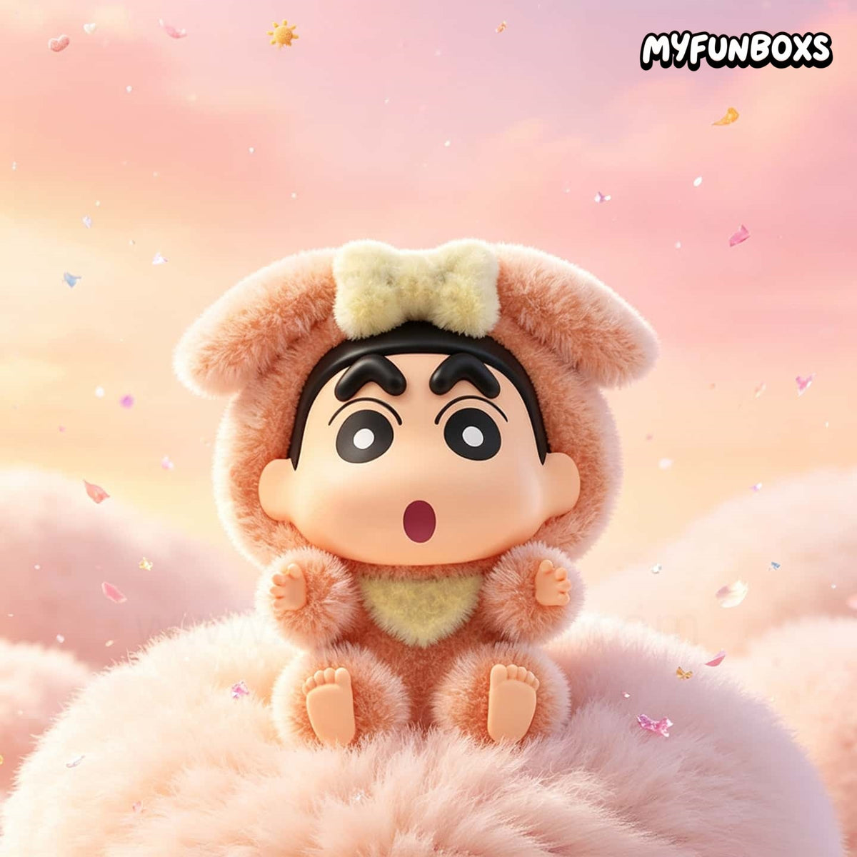 Crayon Shin-chan Kasukabe Party Plush Charm Blind Box