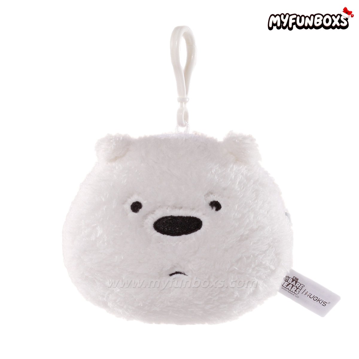 We Bare Bears Cute Plush Bag Charm