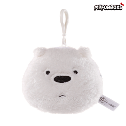We Bare Bears Cute Plush Bag Charm