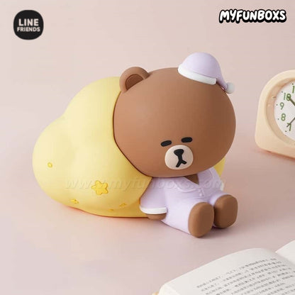 LINE FRIENDS Brown Bear tap night light