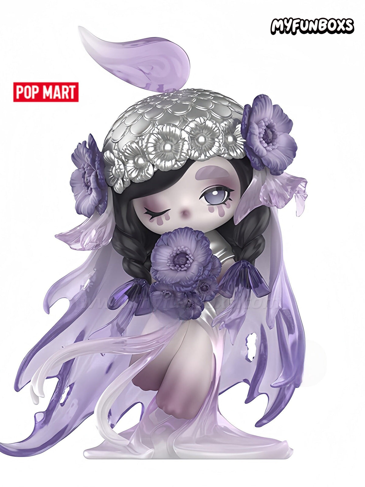 POP MART CHAKA Anemones in the Wind Figure Hanging Card