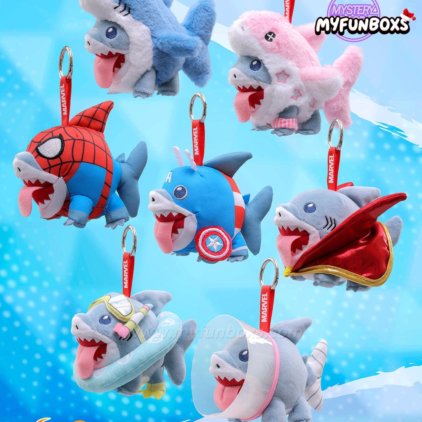 Hot Toys × Cosbi Jeff the Land Shark Plush Keychain