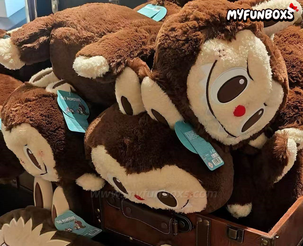 The Momsters Classic Series-Labubu Sweet Sleep Lying Plush Doll