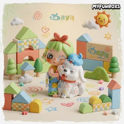 POP JOY TUAYA Graffiti Diary Series vinyl figure blind box
