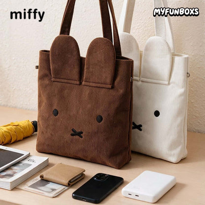 Miffy 3D Ear Corduroy Shoulder Bag