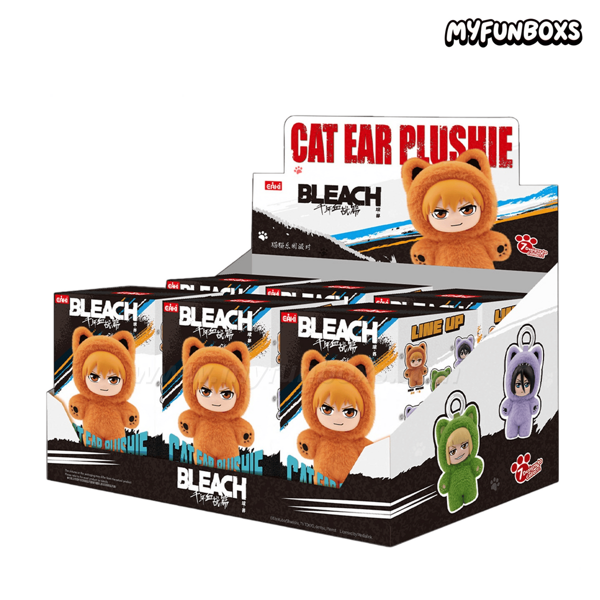 BLEACH Thousand Year Blood War Cat Ear Party Series Plush Blind Box (PRE-ORDER)