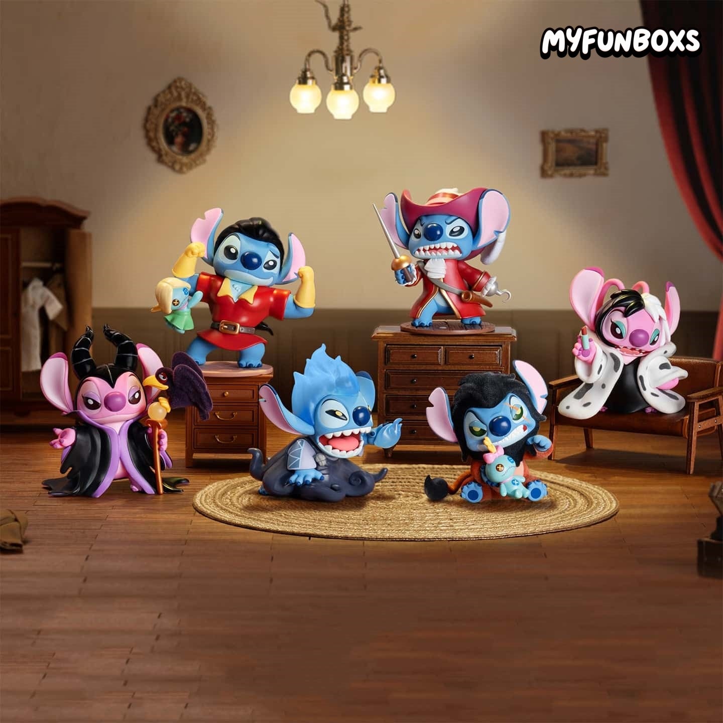 DSN Stitch Villains Magical Closet Series Figure Blind Box