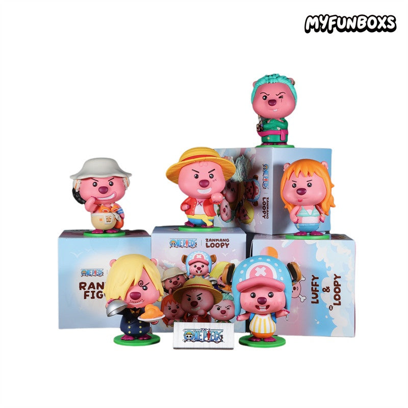 ZANMANG LOOPY × One Piece collaboration figure blind box