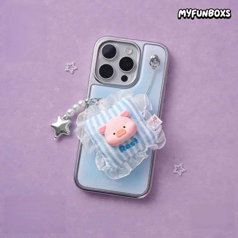 LuLu The Piggy Rest Time Pillow Plush Keychain Surprise Bag
