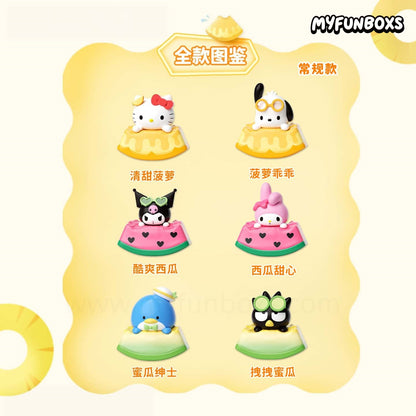 Sanrio Characters Sweet Fruit Wobble Series Figure Blind Box