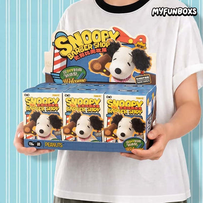 Peanuts Snoopy Hair Salon Series Plush Keychain Blind Box