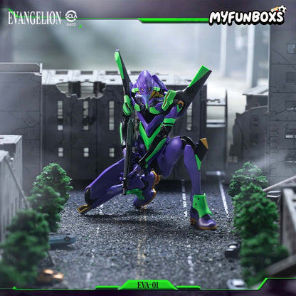 GONG × POPMART Evangelion Unit-01 diecast action figure