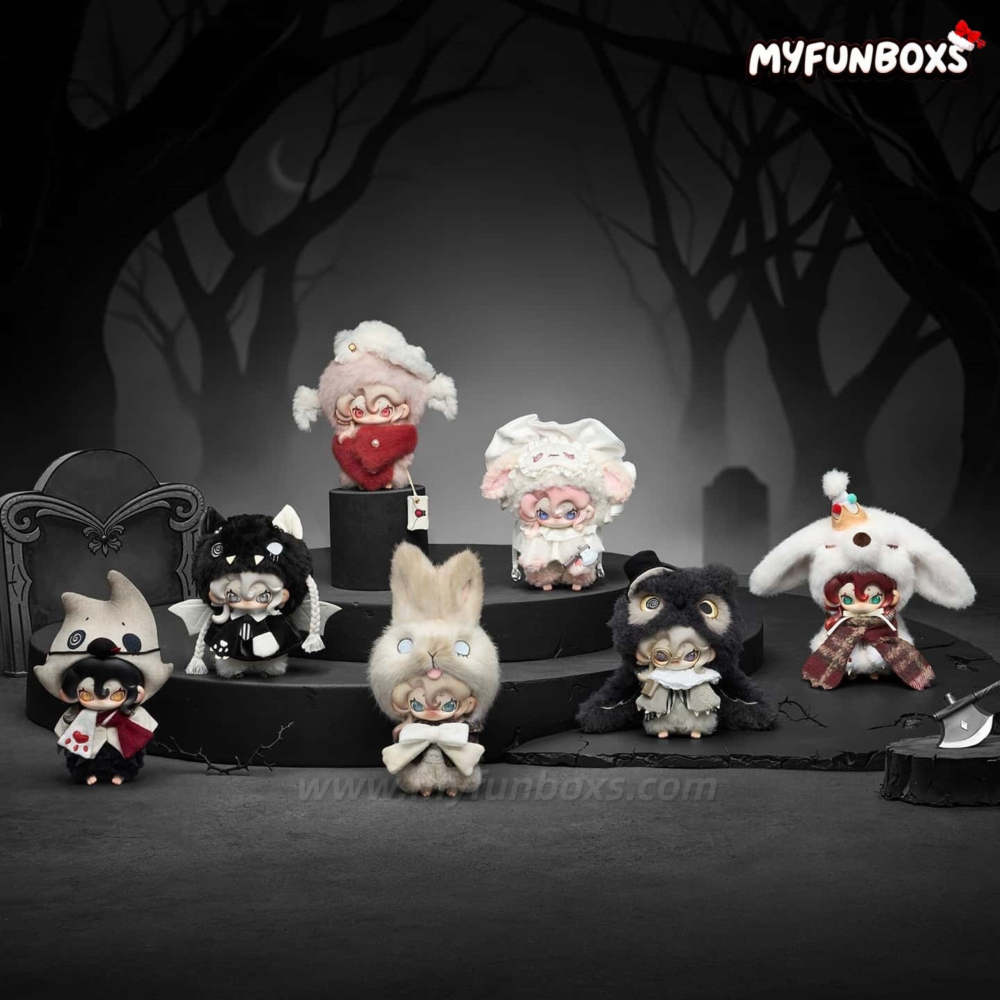 Moonin Enshrouded Night Series Plush Charm Blind Box