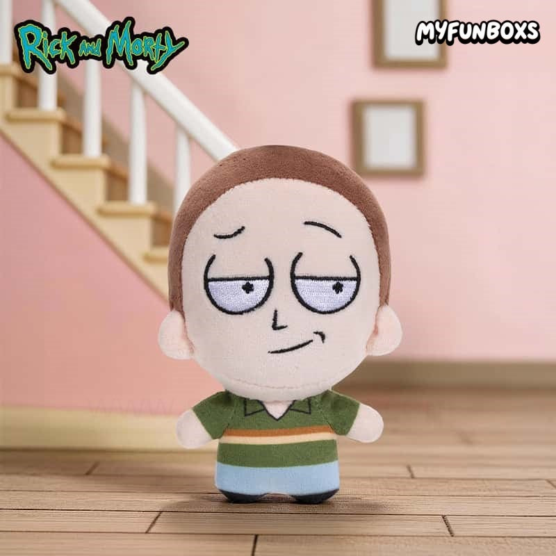 Rick and Morty posable plush bag charm