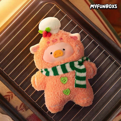 LuLu the Piggy Christmas Gingerbread Man Lu Plush Keychain