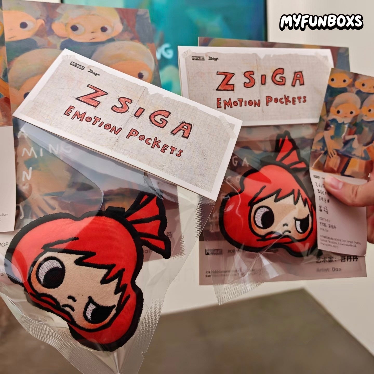 POP MART Zsiga Emotion Pocket Scented Pendant – Convention Exclusive