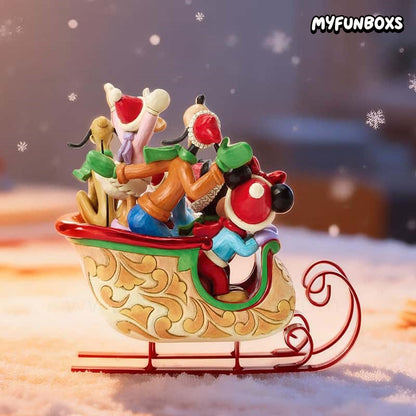 Disney Mickey & Friends A Sleigh Full of Joy Figurine