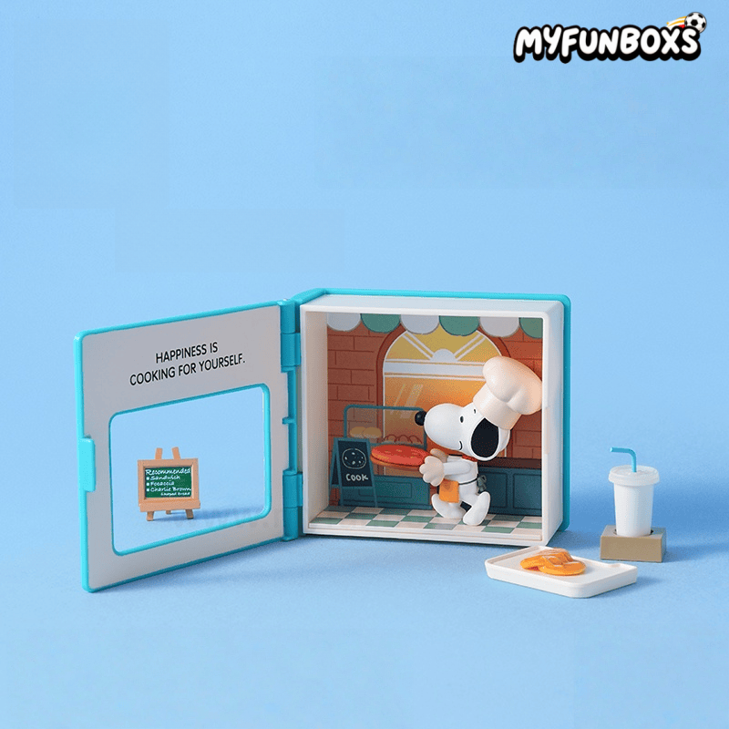 Snoopy Baking Series plush fridge magnet blind box