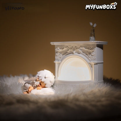 Handcrafted Hirono angel fireplace figurine