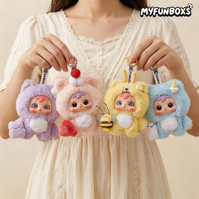 Samuel Ice Cream Hug Pals plush keychain blind box