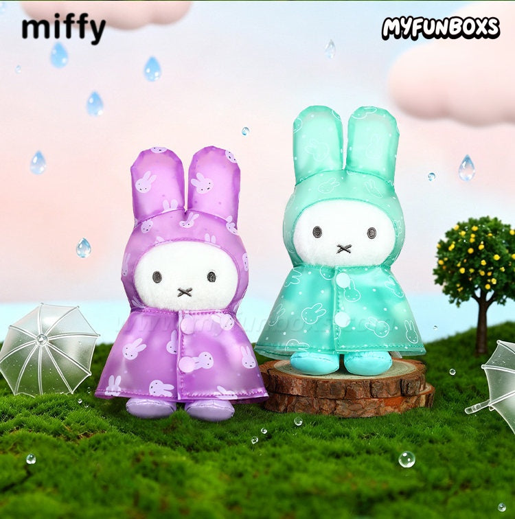 Miffy Raincoat Series plush keychain blind box(PRE-ORDER)