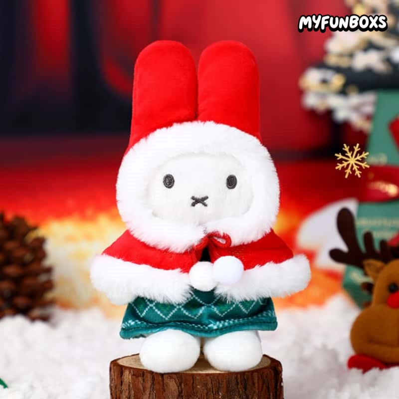 Miffy Christmas Winter Series plush keychain blind box