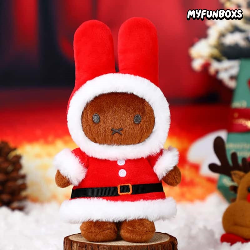 Miffy Christmas Winter Series plush keychain blind box
