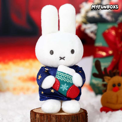 Miffy Christmas Winter Series plush keychain blind box