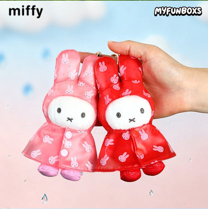 Miffy Raincoat Series plush keychain blind box(PRE-ORDER)